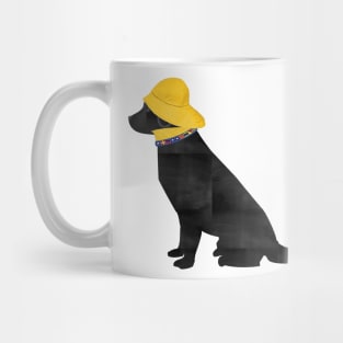 Nautical Preppy Black Lab Salty Dog Mug